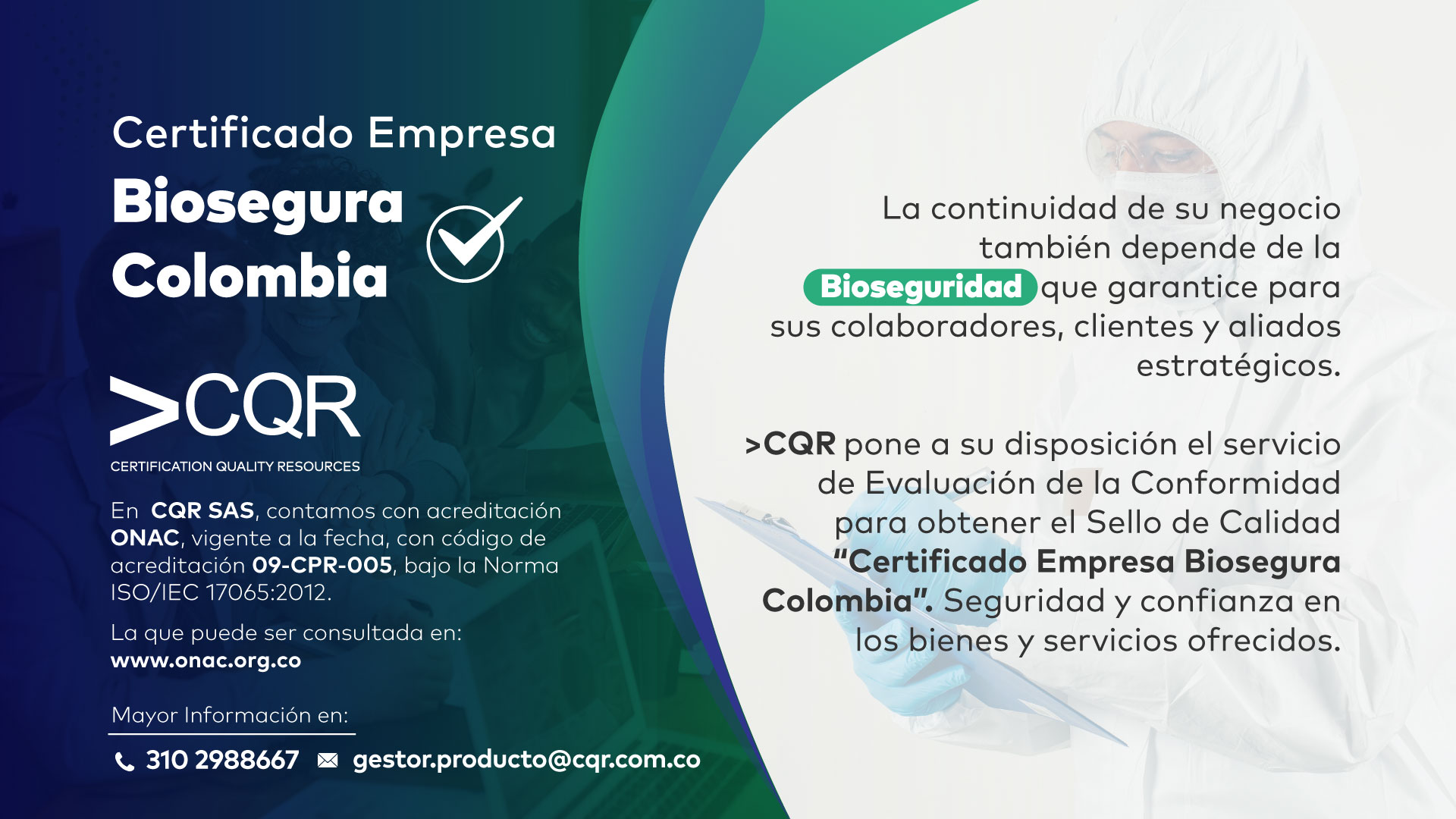 Empresa Biosegura Colombia CQR