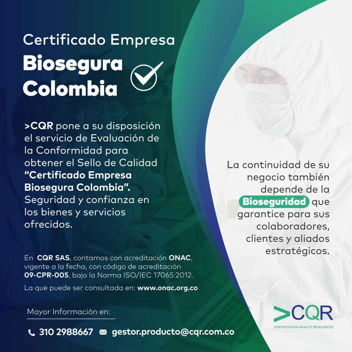Empresa Biosegura Colombia CQR